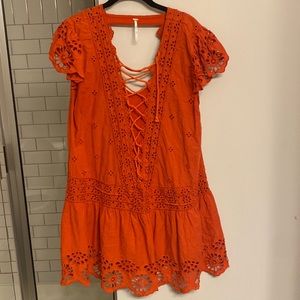 Free people crocheted dress